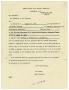 Letter: [United States Civil Service Commission Form from L. A. Moyer - Octob…