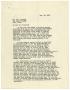 Letter: [Letter from Meyer Bodansky to H. S. Connally - December 1938]