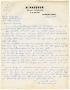 Letter: [Letter from H. R. Nassour to Meyer Bodansky - September 1, 1939]