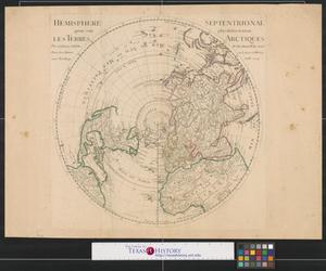 Primary view of Hemisphere septentrionale pour voir plus distinctement les terres arctiques.