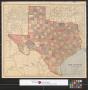 Map: Map of Texas : with population and location of principal towns and ci…