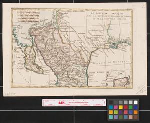 Primary view of Le nouveau Mexique : avec la partie septentrionale de l'ancien, ou, de la Nouvelle Espagne.