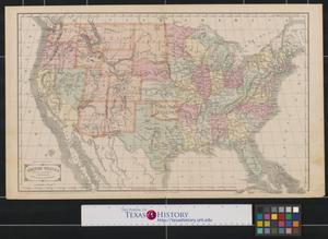Primary view of object titled '[Maps of the United States, New England, and Principal U.S. Cities]'.
