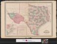 Map: Johnson's Texas.