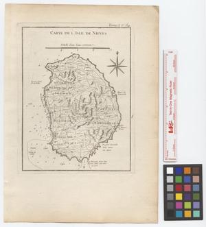 Primary view of object titled 'Carte de l'Isle de Nieves.'.