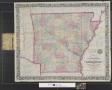Map: Colton's railroad & township map of Arkansas : compiled from the U.S.…