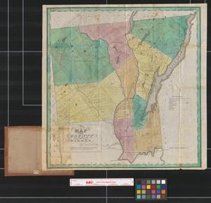 Primary view of object titled 'Map of the County of Warren [New York].'.