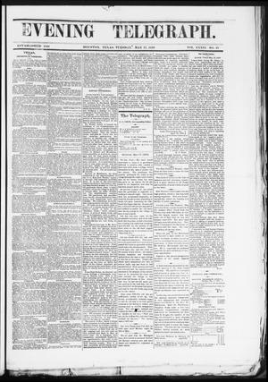 Primary view of object titled 'Evening Telegraph (Houston, Tex.), Vol. 36, No. 41, Ed. 1 Tuesday, May 17, 1870'.