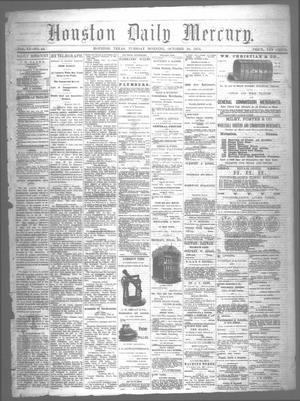 Primary view of Houston Daily Mercury (Houston, Tex.), Vol. 6, No. 44, Ed. 1 Tuesday, October 28, 1873