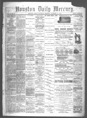 Primary view of Houston Daily Mercury (Houston, Tex.), Vol. 6, No. 66, Ed. 1 Saturday, November 22, 1873