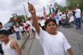 Primary view of [Close-up of young boy protester]