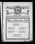 Thumbnail image of item number 1 in: 'Fraternity (Fort Worth, Tex.), Vol. 14, No. 12, Ed. 1 Wednesday, December 1, 1915'.