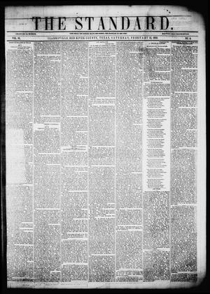 Primary view of The Standard. (Clarksville, Tex.), Vol. 16, No. 4, Ed. 1 Saturday, February 12, 1859