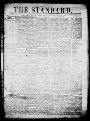 Primary view of The Standard. (Clarksville, Tex.), Vol. 17, No. 36, Ed. 1 Saturday, September 22, 1860