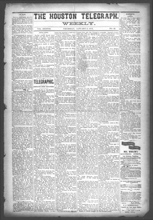Primary view of object titled 'The Houston Telegraph (Houston, Tex.), Vol. 38, No. 36, Ed. 1 Thursday, January 2, 1873'.