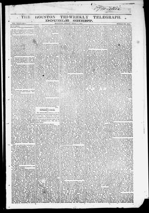 Primary view of The Houston Tri-Weekly Telegraph (Houston, Tex.), Vol. 31, No. 6, Ed. 1 Friday, April 7, 1865