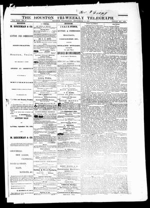 Primary view of object titled 'The Houston Tri-Weekly Telegraph (Houston, Tex.), Vol. 31, No. 81, Ed. 1 Wednesday, September 13, 1865'.