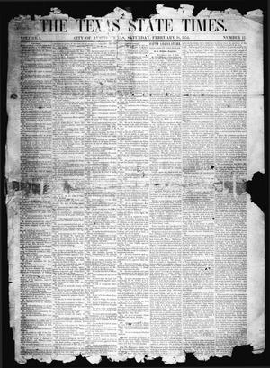 Primary view of object titled 'The Texas State Times (Austin, Tex.), Vol. 1, No. 12, Ed. 1 Saturday, February 18, 1854'.