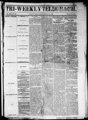 Primary view of Tri-Weekly Telegraph (Houston, Tex.), Vol. 31, No. 137, Ed. 1 Friday, January 19, 1866