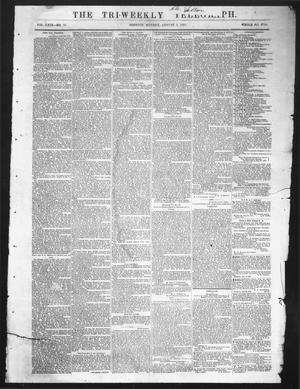 Primary view of The Tri-Weekly Telegraph (Houston, Tex.), Vol. 29, No. 58, Ed. 1 Monday, August 3, 1863
