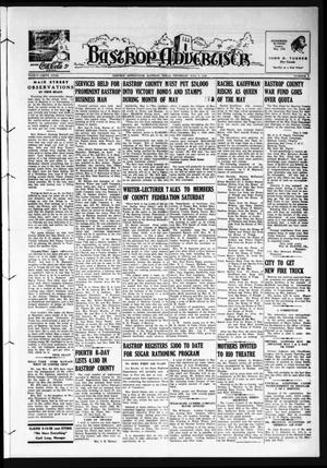 Primary view of object titled 'Bastrop Advertiser (Bastrop, Tex.), Vol. 89, No. 7, Ed. 1 Thursday, May 7, 1942'.