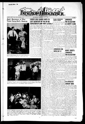 Primary view of object titled 'Bastrop Advertiser (Bastrop, Tex.), Vol. 93, No. 8, Ed. 1 Thursday, May 9, 1946'.