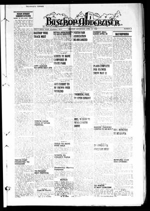 Primary view of object titled 'Bastrop Advertiser (Bastrop, Tex.), Vol. 96, No. 8, Ed. 1 Thursday, April 22, 1948'.