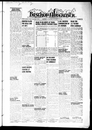 Primary view of object titled 'Bastrop Advertiser (Bastrop, Tex.), Vol. 96, No. 38, Ed. 1 Thursday, November 18, 1948'.