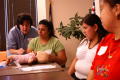 Primary view of [Mothers take part in an Early Education Program first aid class]