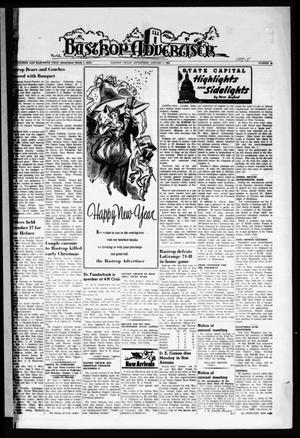 Primary view of object titled 'Bastrop Advertiser (Bastrop, Tex.), Vol. 111, No. 44, Ed. 1 Thursday, January 2, 1964'.
