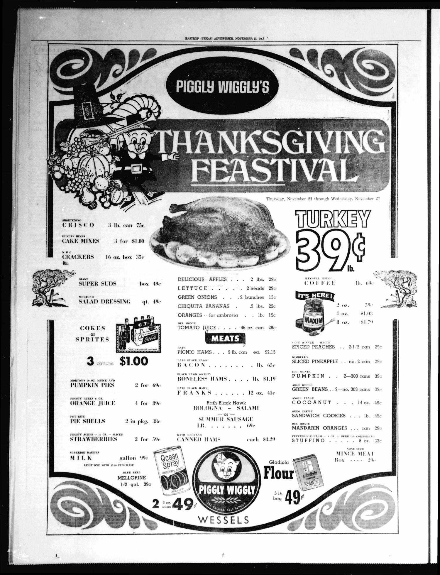 Bastrop Advertiser and Bastrop County News (Bastrop, Tex.), Vol. 115, No. 38, Ed. 1 Thursday, November 21, 1968
                                                
                                                    [Sequence #]: 2 of 8
                                                