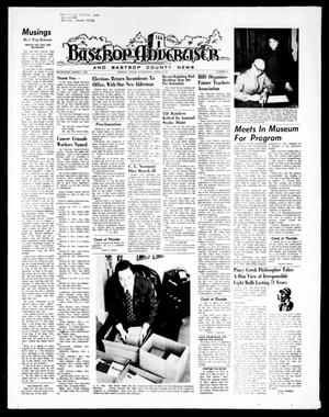 Primary view of object titled 'Bastrop Advertiser and Bastrop County News (Bastrop, Tex.), Vol. [119], No. 6, Ed. 1 Thursday, April 6, 1972'.