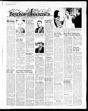 Primary view of object titled 'Bastrop Advertiser and Bastrop County News (Bastrop, Tex.), Vol. [119], No. 11, Ed. 1 Thursday, May 11, 1972'.