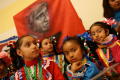 Photograph: [Members of a folk dance group at Cesar Chavez School]