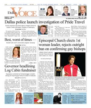 Primary view of object titled 'Dallas Voice (Dallas, Tex.), Vol. 23, No. 06, Ed. 1 Friday, June 23, 2006'.