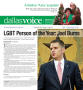 Newspaper: Dallas Voice (Dallas, Tex.), Vol. 27, No. 32, Ed. 1 Friday, December …