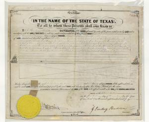 Primary view of object titled 'Land Grant Deed'.
