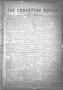 Newspaper: The Crosbyton Review. (Crosbyton, Tex.), Vol. 12, No. 14, Ed. 1 Frida…