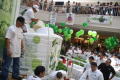 Photograph: [Crowd Watching Large Container of Liquid, August 6, 2006]