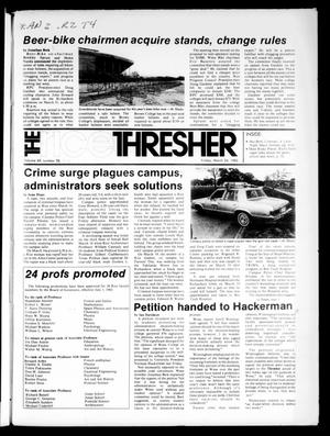 Primary view of object titled 'The Rice Thresher (Houston, Tex.), Vol. 69, No. 26, Ed. 1 Friday, March 26, 1982'.
