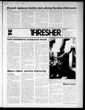Primary view of object titled 'The Rice Thresher (Houston, Tex.), Vol. 72, No. 26, Ed. 1 Tuesday, February 19, 1985'.