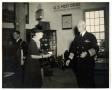 Primary view of [Photograph of Admiral Nimitz Presenting Sword to Julia Estell]