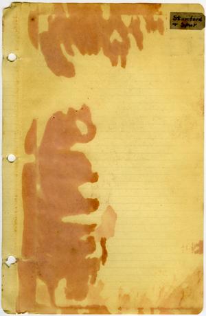 Primary view of object titled '[Letters of Rev. Dr. Thomas McHutchin Cunningham]'.