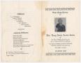 Thumbnail image of item number 3 in: '[Funeral Program for Mary Nettie Brown Evans, January 15, 1966]'.