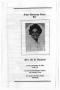 Thumbnail image of item number 1 in: '[Funeral Program for Ida B. Burgess, December 12, 1989]'.
