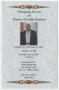 Pamphlet: [Funeral Program for Terrence Franklin Burleson, June 16, 2007]