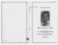 Thumbnail image of item number 3 in: '[Funeral Program for Clara H. Ellis, September 23, 1950]'.