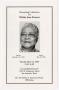 Pamphlet: [Funeral Program for Telitha Jane Francis, May 23, 2006]