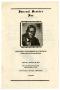 Pamphlet: [Funeral Program for Theodore R. Francis, January 22, 1977]