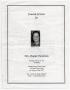 Pamphlet: [Funeral Program for Beulah Hardeman, January 10, 1994]